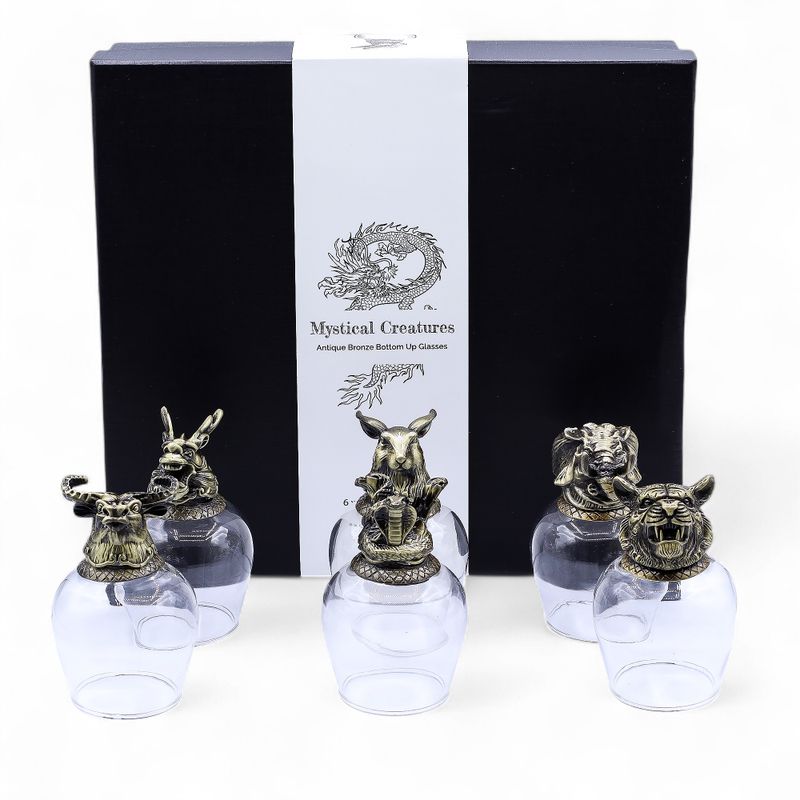 Verres  à Shot (100 Ml) – Créatures Mystiques – Bronze Antique