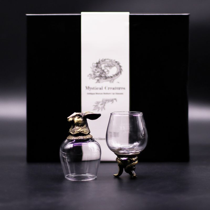 Verres  à Shot (100 Ml) – Créatures Mystiques – Bronze Antique