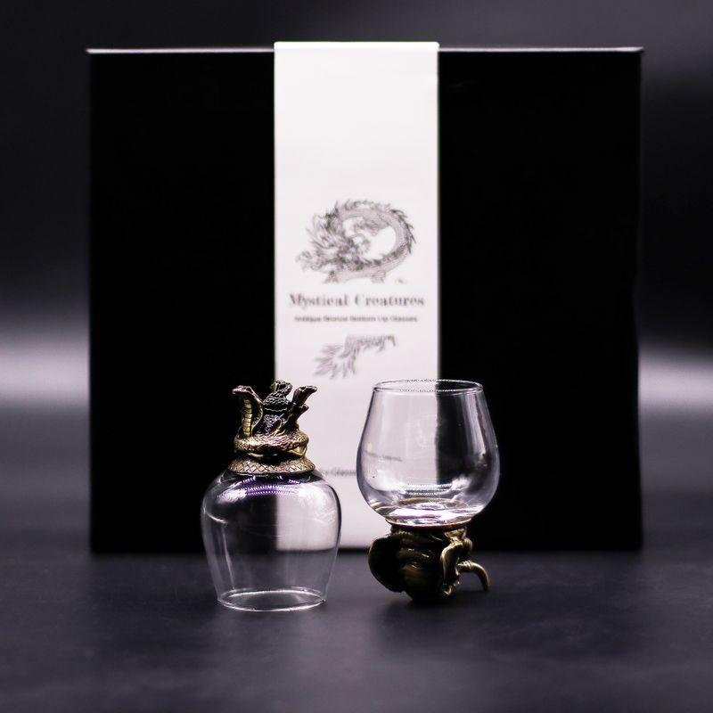 Verres  à Shot (100 Ml) – Créatures Mystiques – Bronze Antique