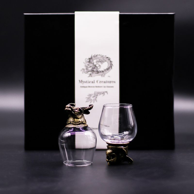 Verres  à Shot (100 Ml) – Créatures Mystiques – Bronze Antique