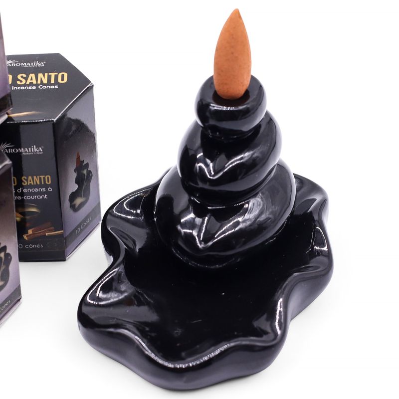 Paquet de 10 Cônes d'Encens Masala à Refoulement - Palo Santo