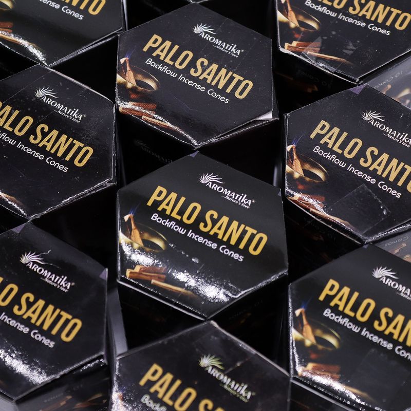 Paquet de 10 Cônes d'Encens Masala à Refoulement - Palo Santo