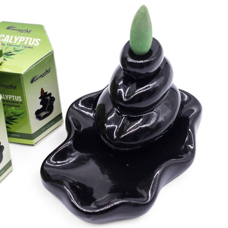 Paquet de 10 Cônes d'Encens Masala à Refoulement - Eucalyptus