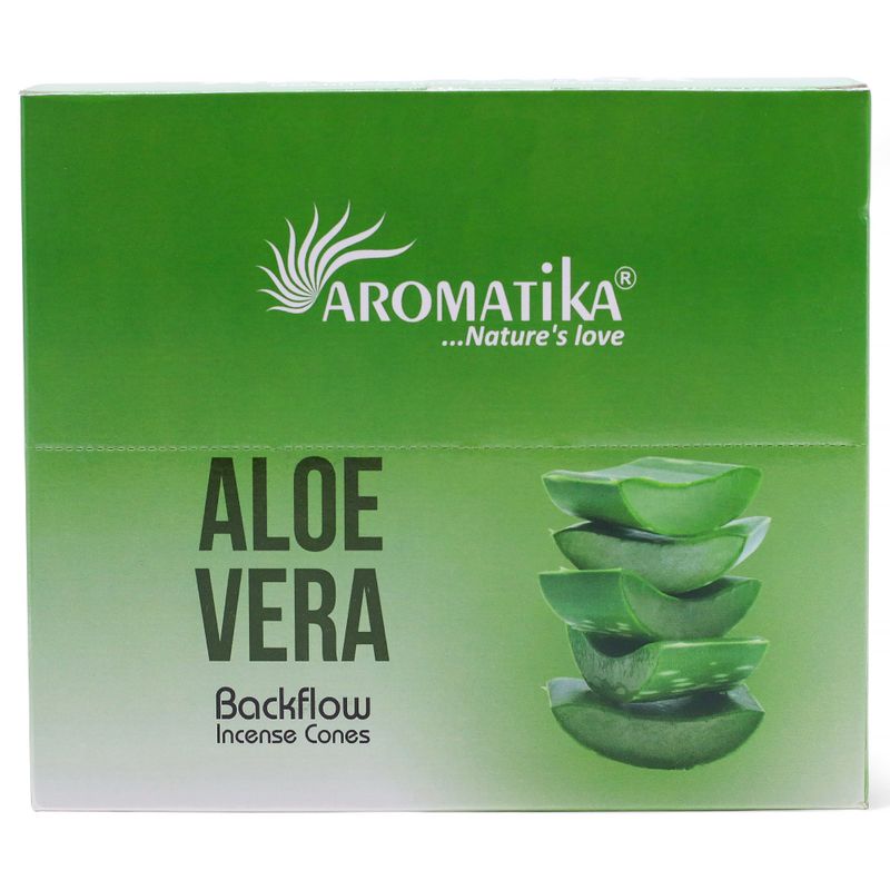 Paquet de 10 Cônes d'Encens Masala à Refoulement - Aloe Vera