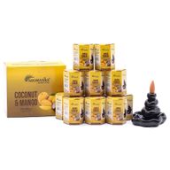 Paquet de 10 Cônes d'Encens Masala à Refoulement - Noix de Coco & Mangue