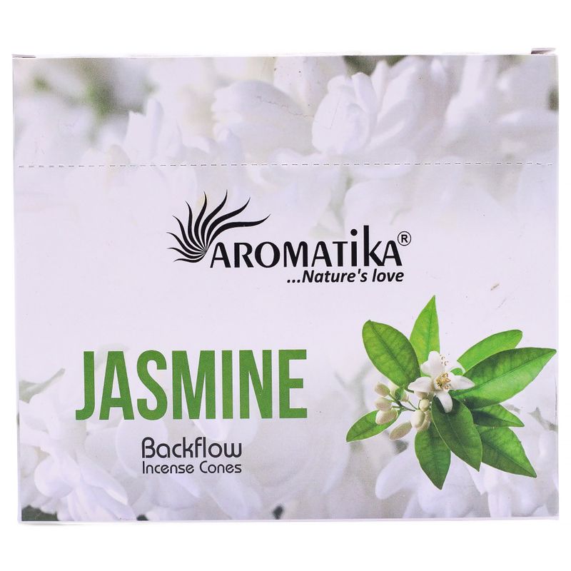 Paquet de 10 Cônes d'Encens Masala à Refoulement - Jasmin