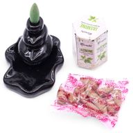 Paquet de 10 Cônes d'Encens Masala à Refoulement - Jasmin