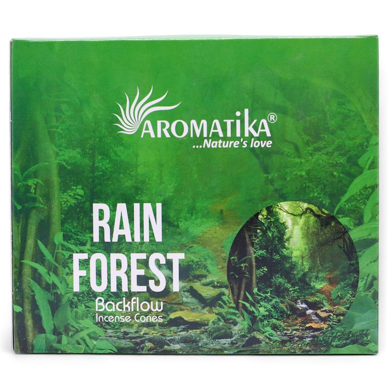 Paquet de 10 Cônes d'Encens Masala à Refoulement - Forêt Tropicale