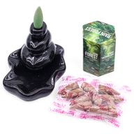 Paquet de 10 Cônes d'Encens Masala à Refoulement - Forêt Tropicale