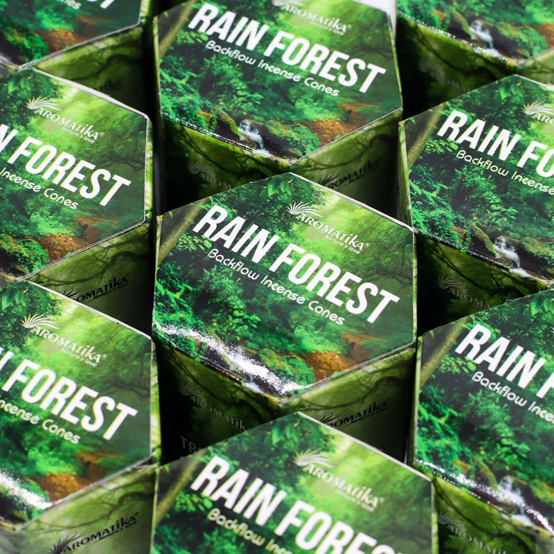 Paquet de 10 Cônes d'Encens Masala à Refoulement - Forêt Tropicale