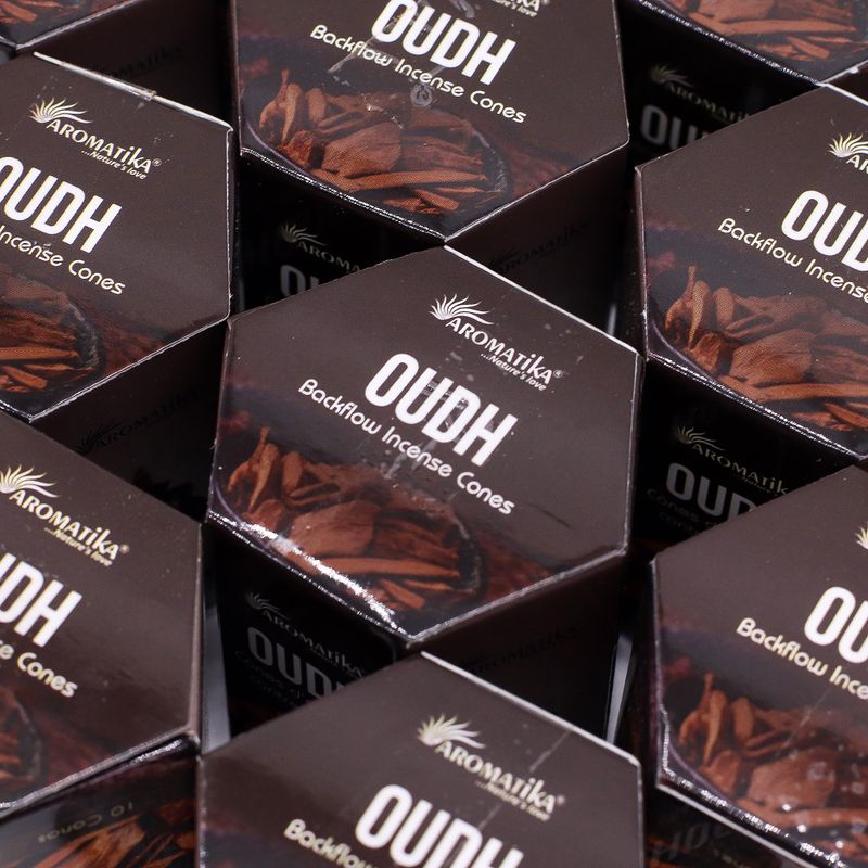 Paquet de 10 Cônes d'Encens Masala à Refoulement - Oudh