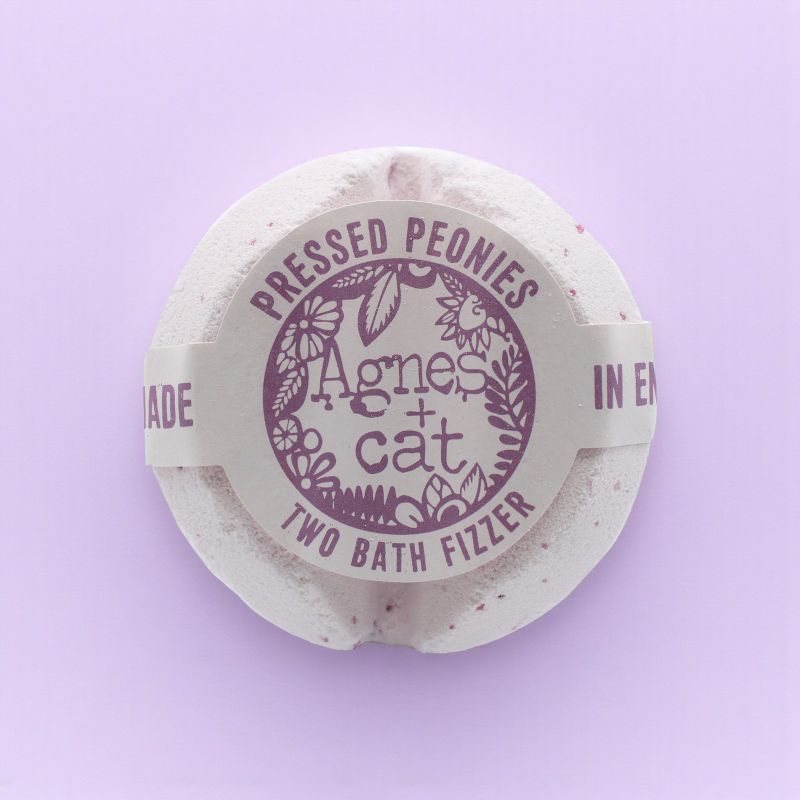 Galet pour le bain - Pivoines Pressées
