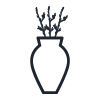 Plantes Séchées et Vases