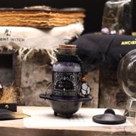 Potion De Bain De Sorcière Ancienne & Amulette En Cristal De Roche - Purification Spirituelle
