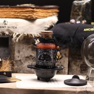 Potion De Bain De Sorcière Ancienne & Amulette En Cristal De Citrine - Succès