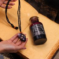 Potion De Bain De Sorcière Ancienne & Amulette En Cristal De Citrine - Succès