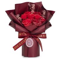 Grand Bouquet De Roses Rouges - L’Amour Est Éternel - Carte Cadeau