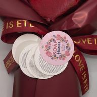 Grand Bouquet De Roses Rouges - L’Amour Est Éternel - Carte Cadeau