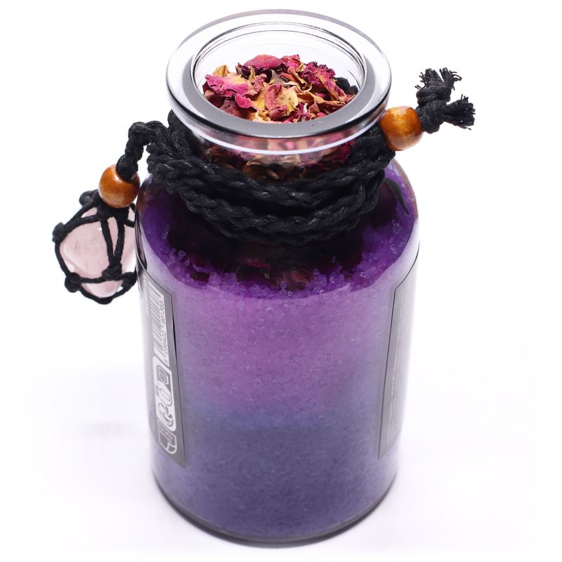 Potion De Bain De Sorcière Ancienne & Amulette En Quartz Rose - Amour