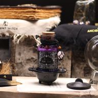 Potion De Bain De Sorcière Ancienne & Amulette En Quartz Rose - Amour