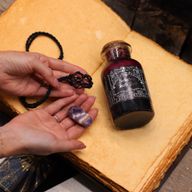 Potion De Bain De Sorcière Ancienne & Amulette En Aventurine - Prospérité