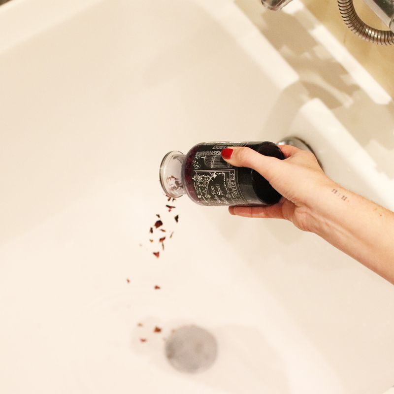 Potion De Bain De Sorcière Ancienne & Amulette En Améthyste - Séduction