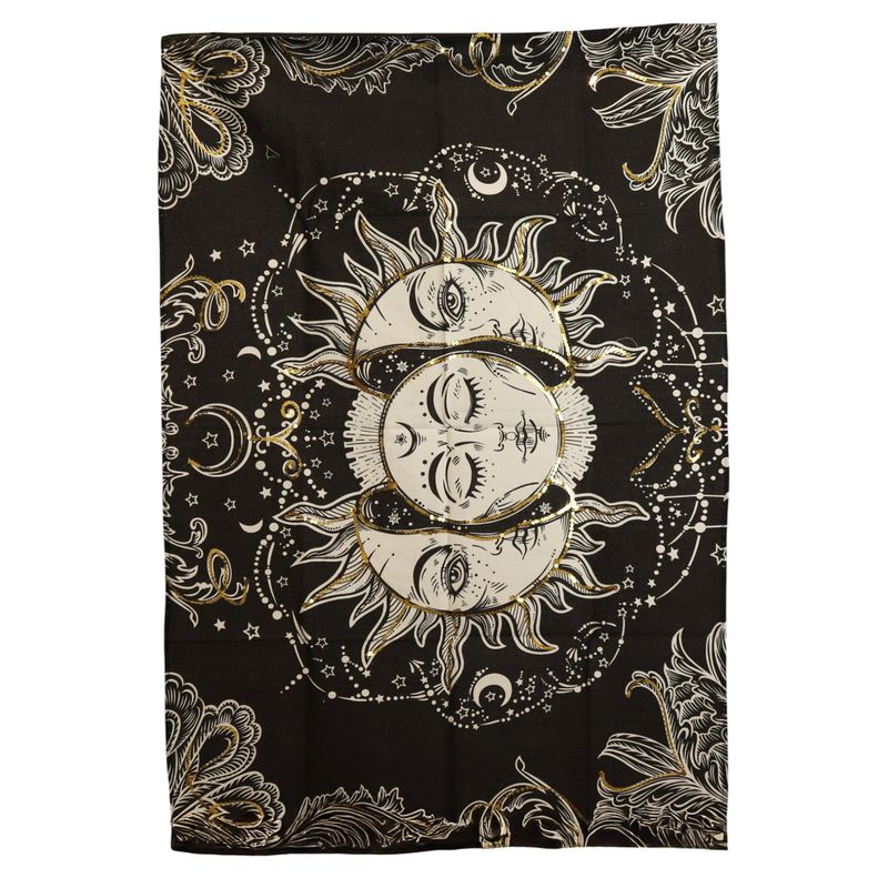 Art Mural En Coton (70x110cm) - Déesse Du Soleil