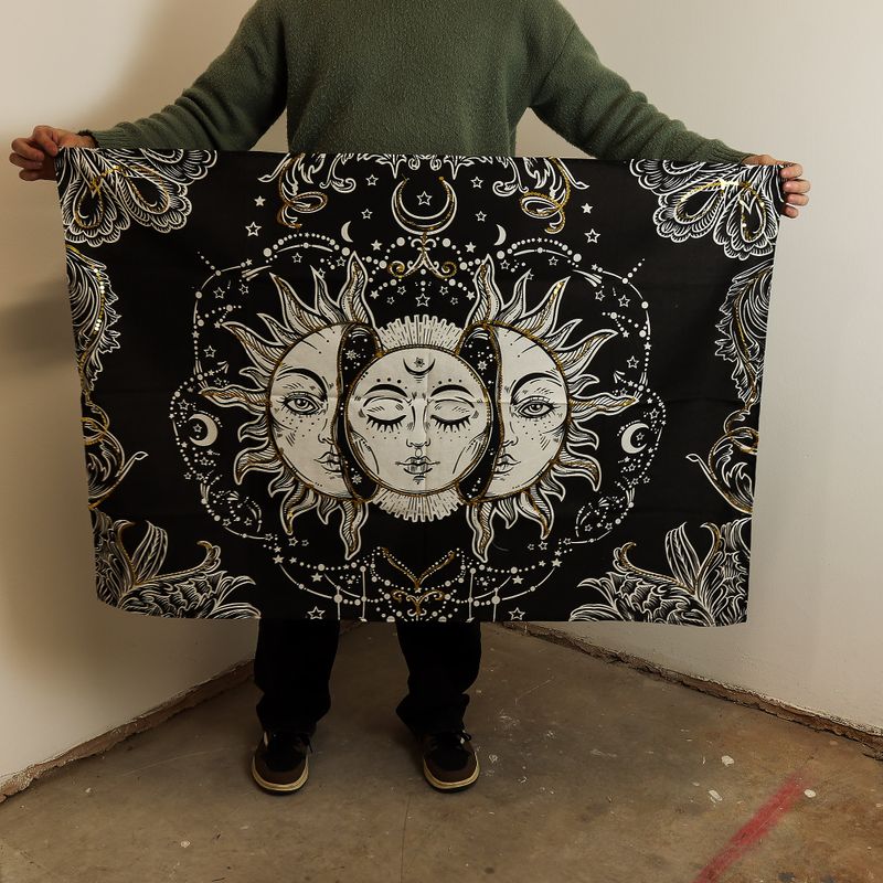Art Mural En Coton (70x110cm) - Déesse Du Soleil