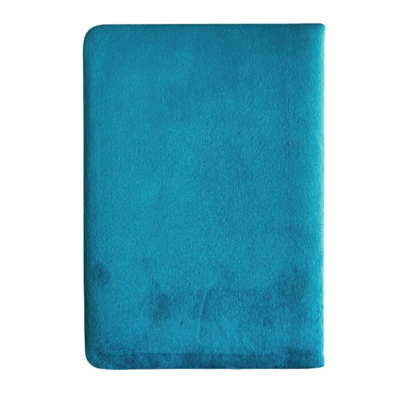 Carnet Velours - 80 pages "Embrace The Journey" Bleu Clair