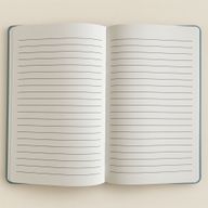 Carnet Velours - 80 pages "Embrace The Journey" Bleu Clair
