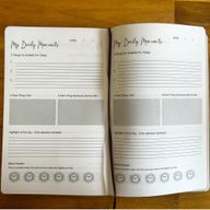 Journal de Gratitude Ivoire - 120 pages "My Days Are Full Of Sun" avec Bordure Dorée
