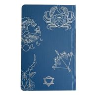 Journal de Bien-être Bleu Minuit – 120 pages – Zodiaque Argent