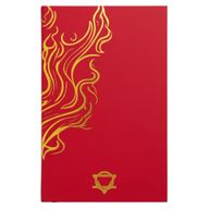 Journal de Bien-Être Rouge - 120 pages - Mandala Doré et Lotus
