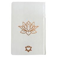 Journal de Bien-Être Blanc - 120 pages - Arbre de Vie Rose Doré