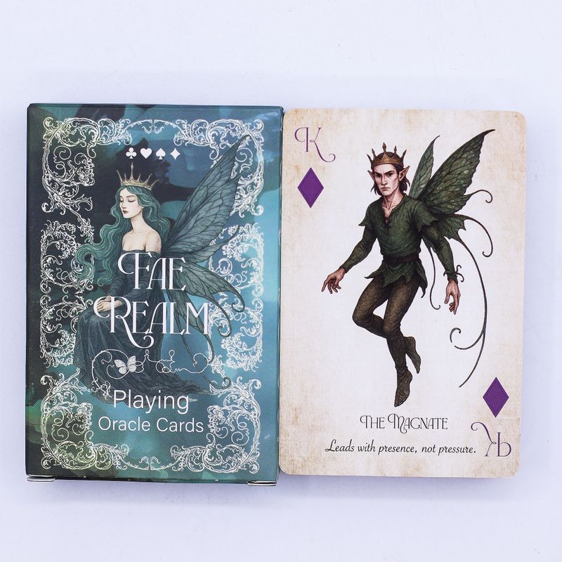 Cartes De Jeu Royaume Féerique & Oracle – Thème Fée