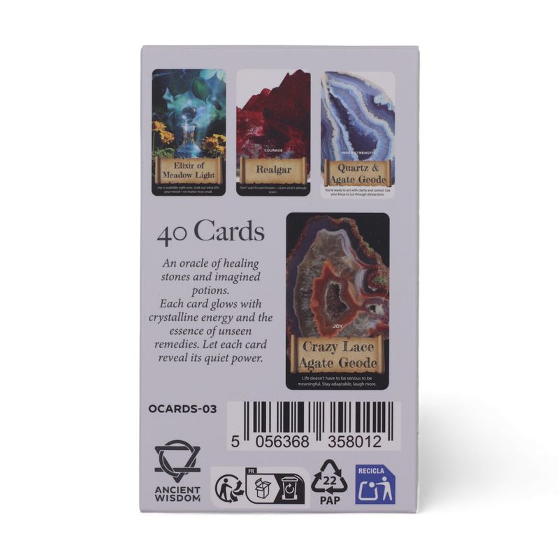 Cartes Oracle Cristaux & Élixirs – Jeu Énergie Curative