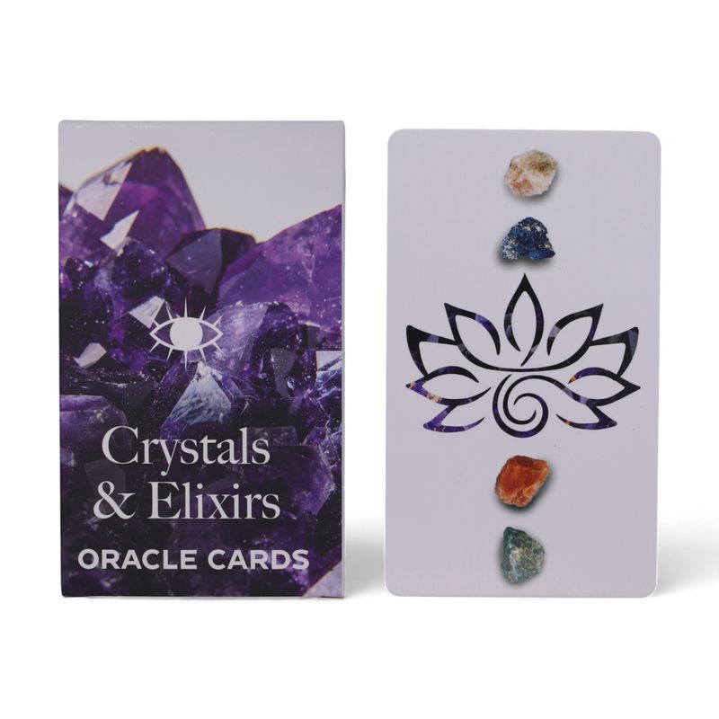 Cartes Oracle Cristaux & Élixirs – Jeu Énergie Curative