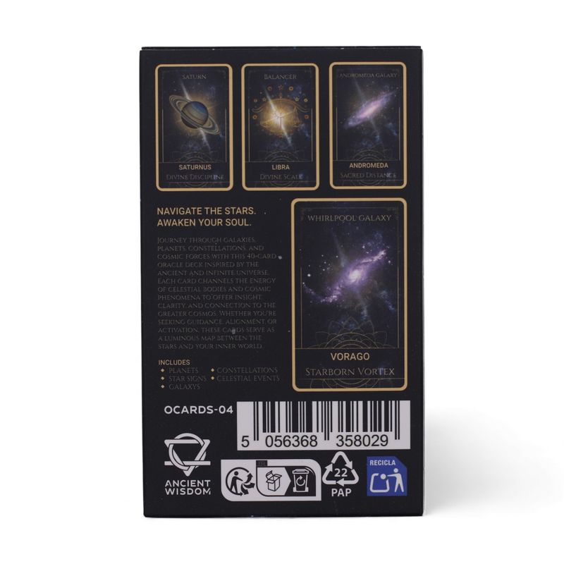 Cartes Oracle Atlas de l’Énergie Céleste – Jeu Spirituel