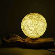 Lampe DriftGlow – Abat-jour Coton Enveloppant Crème