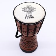 Petit Djembé Pro – Vibration d’Âme (grave) – Petit 30 cm (Diia 15 cm)
