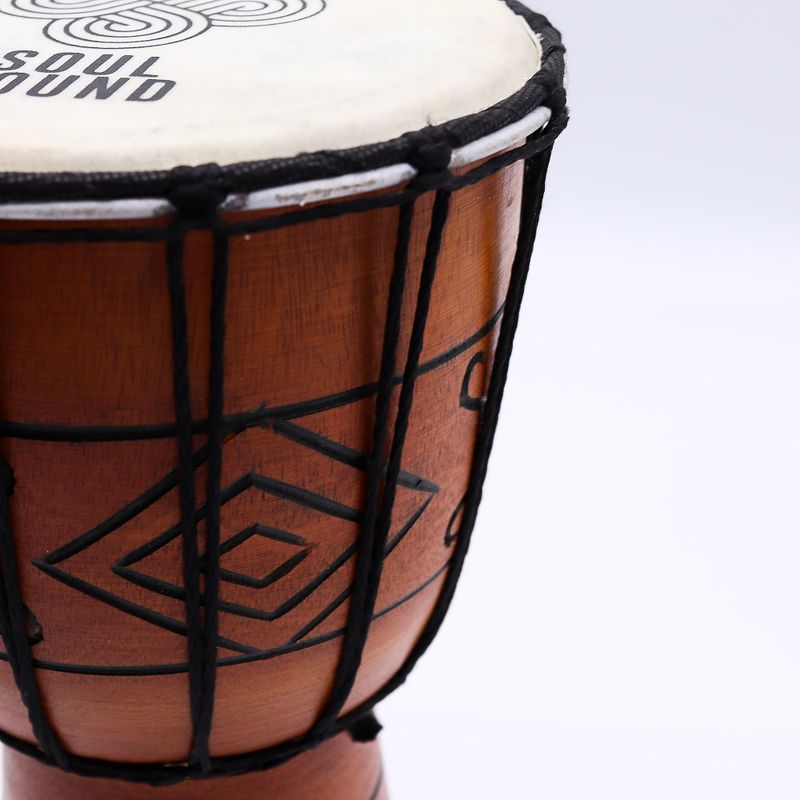 Petit Djembé Pro – Vibration d’Âme (grave) – Petit 30 cm (Diia 15 cm)