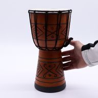 Petit Djembé Pro – Vibration d’Âme (grave) – Petit 30 cm (Diia 15 cm)