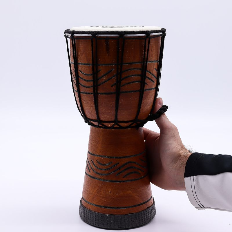 Petit Djembé Pro – Rythme de Liberté (aigu) – Petit 30 cm (Diia 15 cm)