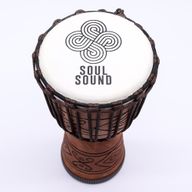 Djembé Pro Moyen – Vibration d’Âme (grave) – Moyen 40 cm (Diia 18 cm)