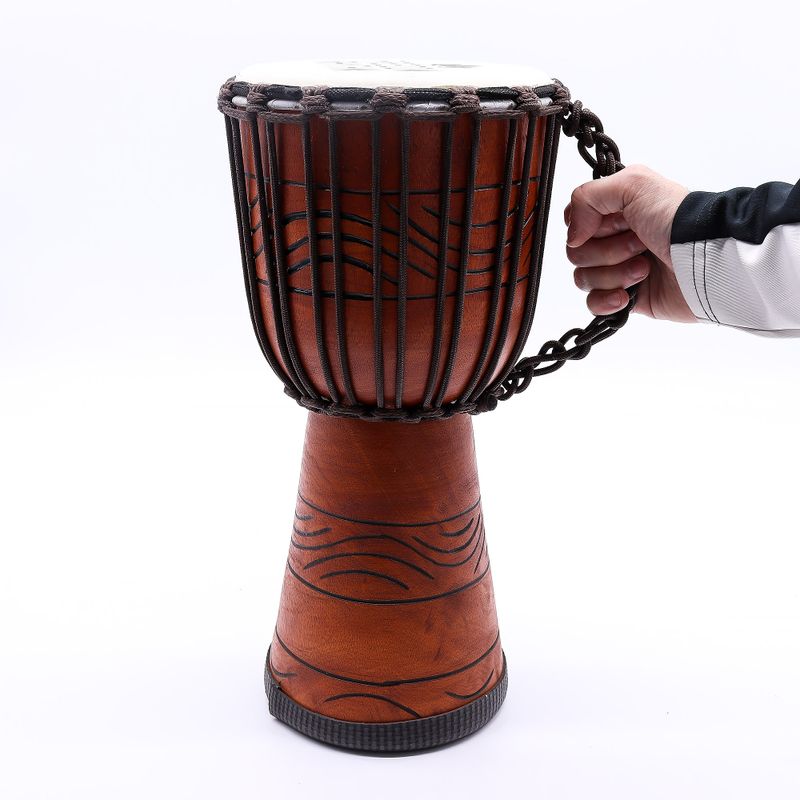 Djembé Pro Moyen – Rythme de Liberté (aigu) – 40 cm (Diia 18 cm)