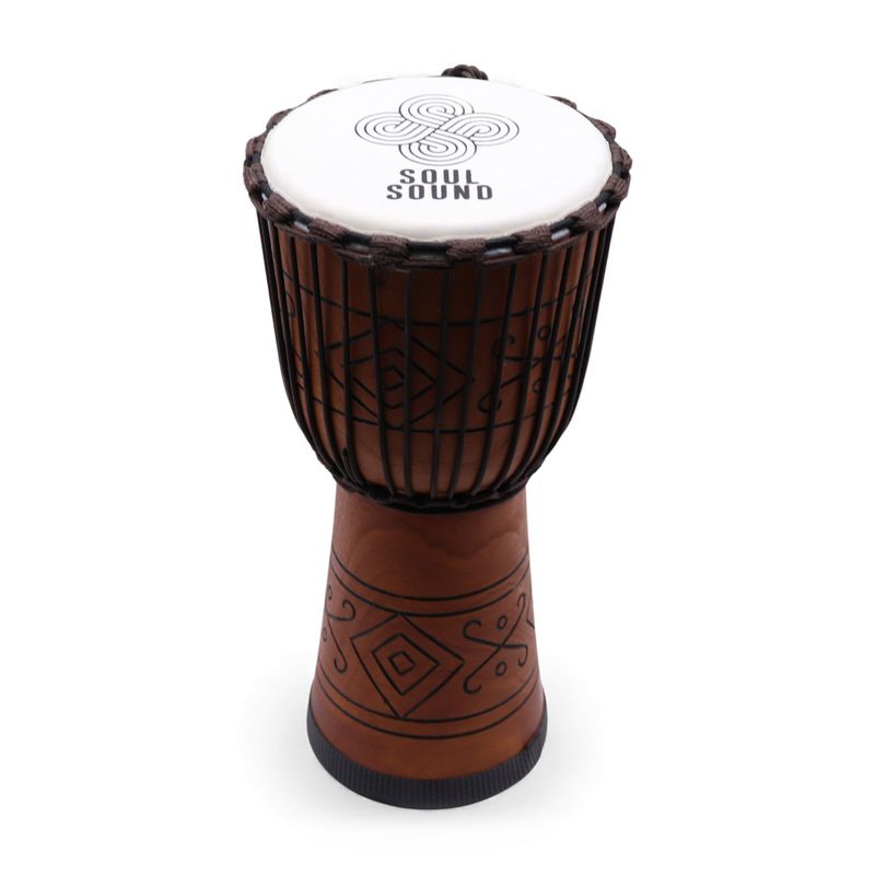 Grand Djembé Pro – Vibration d’Âme (grave) – 50 cm (Diia 22 cm)