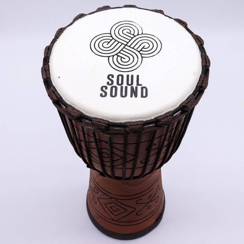 Grand Djembé Pro – Vibration d’Âme (grave) – 50 cm (Diia 22 cm)