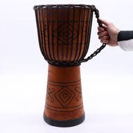 Grand Djembé Pro – Vibration d’Âme (grave) – 50 cm (Diia 22 cm)