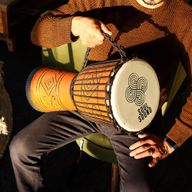 Grand Djembé Pro – Vibration d’Âme (grave) – 50 cm (Diia 22 cm)