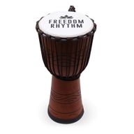 Grand Djembé Pro – Rythme de Liberté (aigu) – 50 cm (Diia 22 cm)